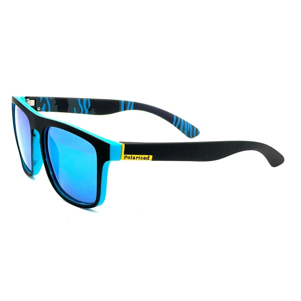 Polarized Sunglasses Men‎ Driving Fishing Blue Mirror Lens Outdoor Sport Gafas